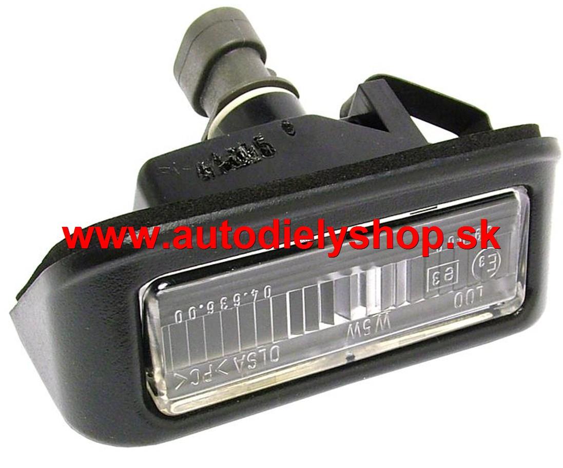 Fiat Doblo 01-10/05 zadné osvetlenie ŠPZ 