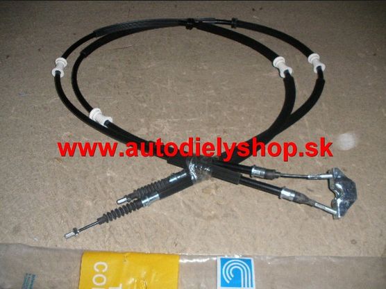 Alfa 156 9/03- zadné lanko ručnej brzdy, ľavé /METZGER/- 1200mm