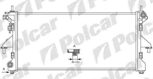 Fiat DUCATO 06- chladič vody 2,3JTD-3,0JTD z AC