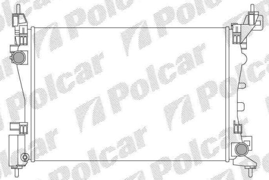 Fiat GRANDE PUNTO 05- chladič vody pre 1,2i-1,4i