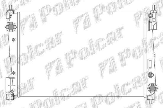 Fiat GRANDE PUNTO 05- chladič vody pre 1,3JTD /55KW/