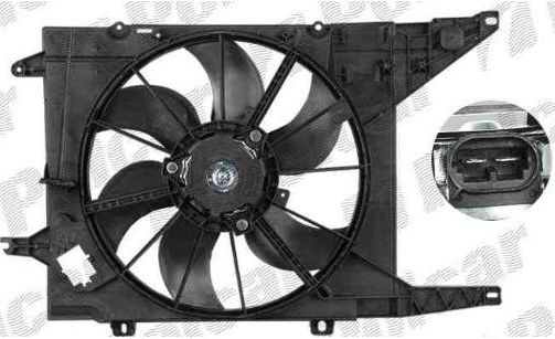 Dacia LOGAN 9/2008- ventilátor chladiča /1,4i-1,6i-1,5DCi/