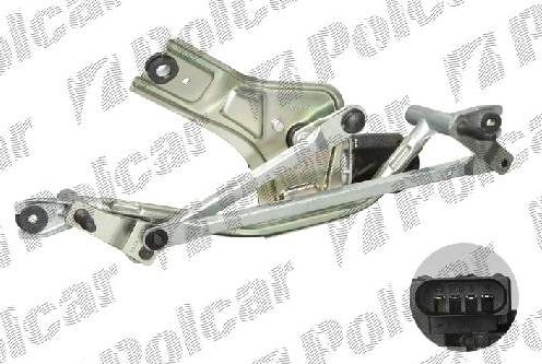 Fiat GRANDE PUNTO 10/05- náhon predných stieračov+motorček