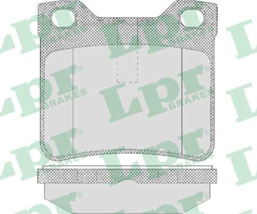 Peugeot 406 5/95-5/99 zadné platničky Sada / SAMKO /