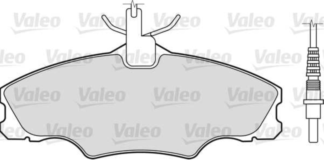 Peugeot 406 5/95-5/99 predné platničky 14 kolesá / VALEO /