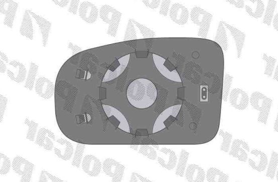 Fiat IDEA 12/03- sklo zrkadla Pravé,vyhrievané