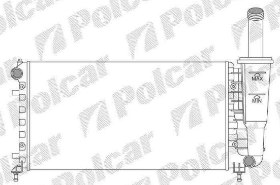 Fiat IDEA 12/03- chladič vody 1,2i