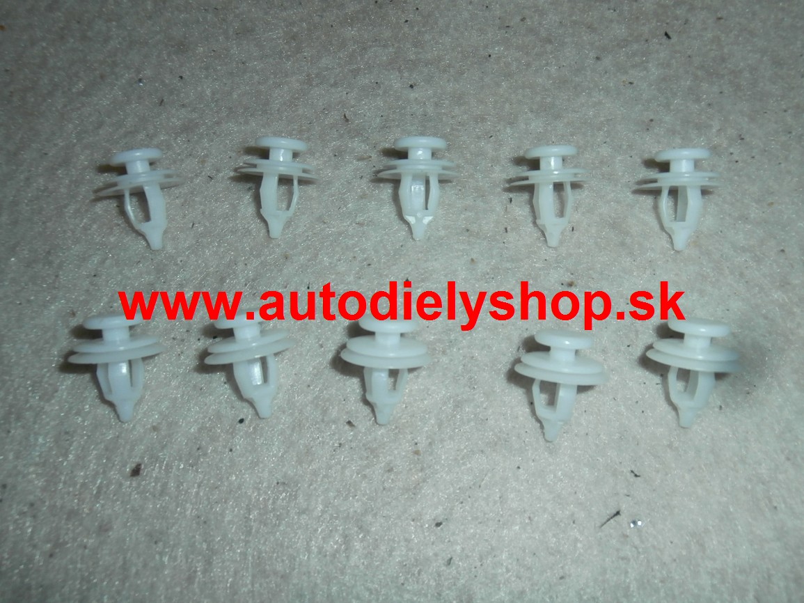 Peugeot 406 5/95-5/99 príchytky čalúnenie 10 ks
