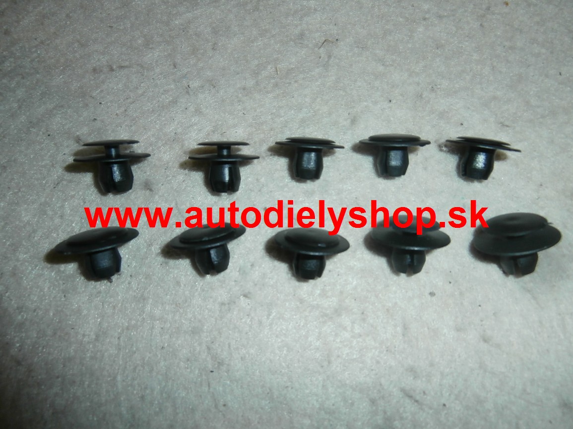 Peugeot 406 5/95-5/99 príchytky prednej masky 10 ks