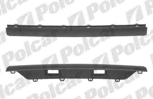 Peugeot 406 99-04 lišta zadného nárazníku Stredová,SDN