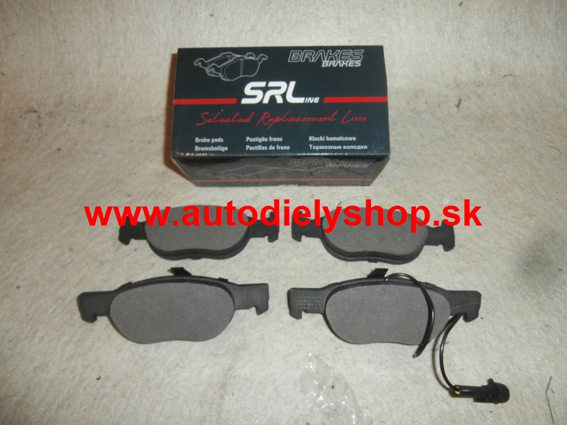 Fiat Marea - predné platničky Sada / SRL / 151,4mm