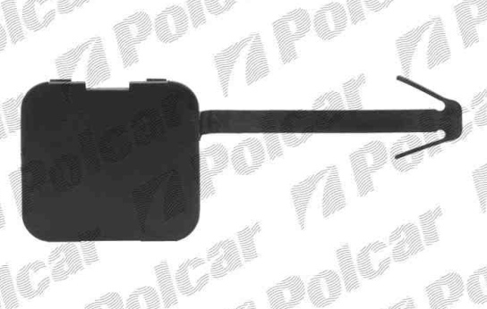 Peugeot 407 5/04- predná záslepka ťažného háku