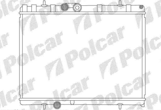 Peugeot 407 5/04- chladič vody 1,6HDi-2,2i