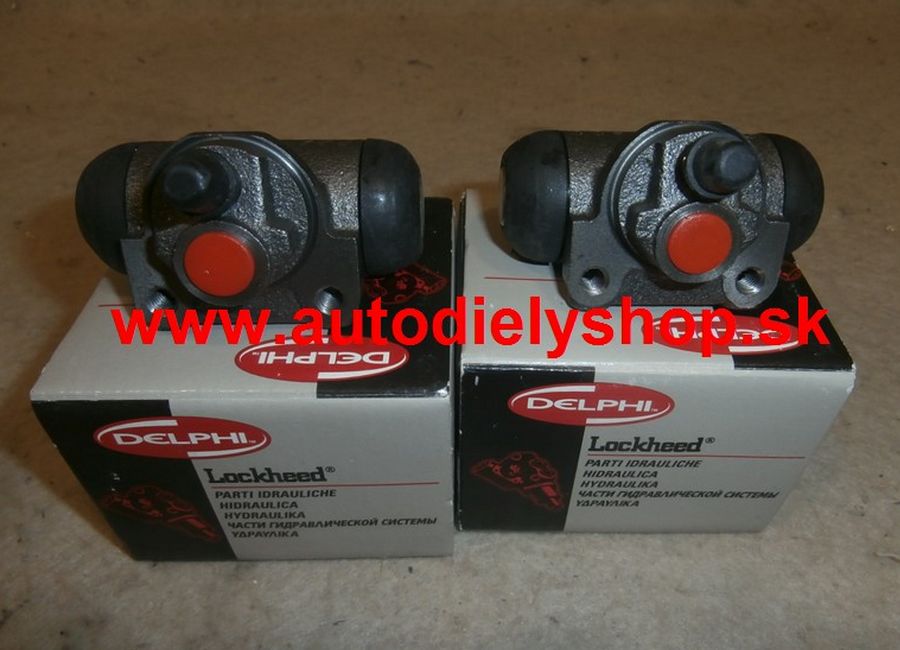 Fiat MULTIPLA 1/99-9/04 zadný brzdový valček Sada L+P / DELPHI /