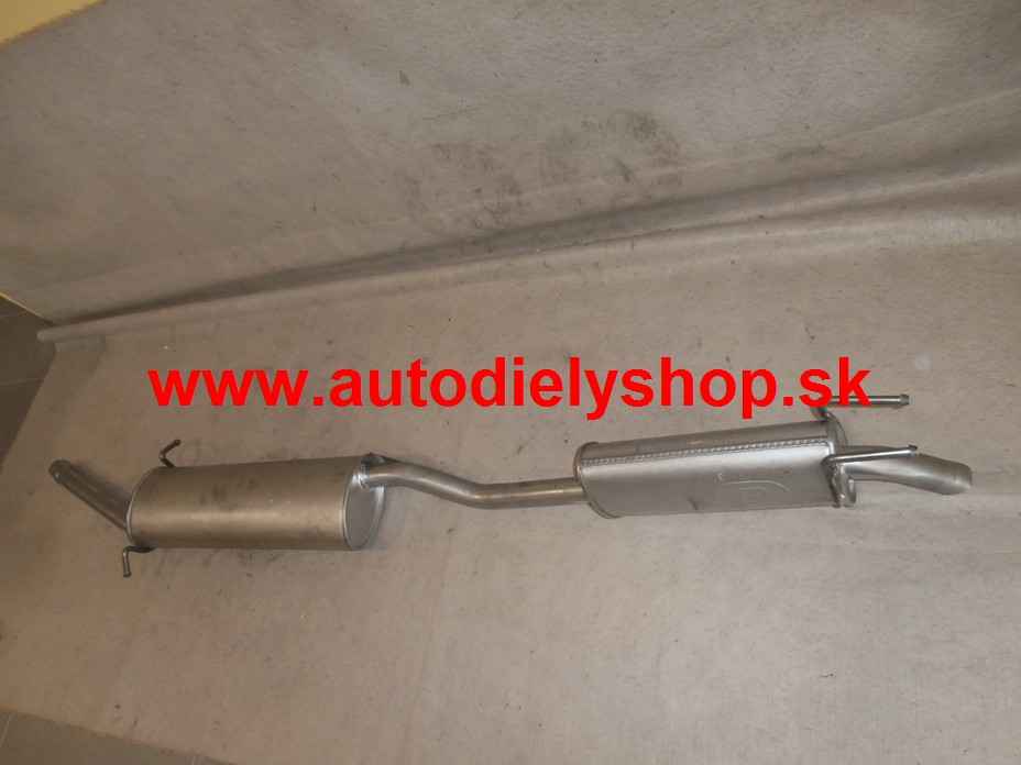 Fiat MULTIPLA 4/99-6/2010  výfuk stred+zadný tlmič 1,9 JTD