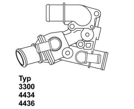 Fiat PALIO 97-6/02 Termostat 1,7TD/ 51kw s AC