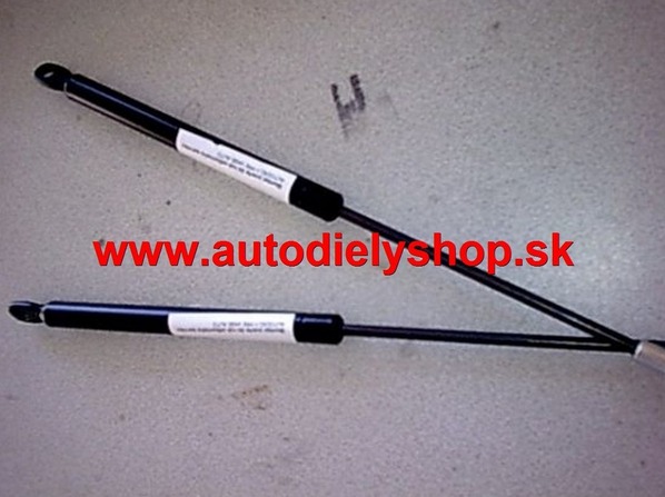 Peugeot 607 3/00- tlmiče prednej kapoty 554mm Sada L+P