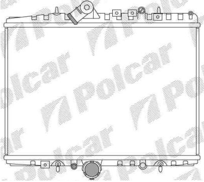 Peugeot 607 3/00- chladič vody 2,2HDi