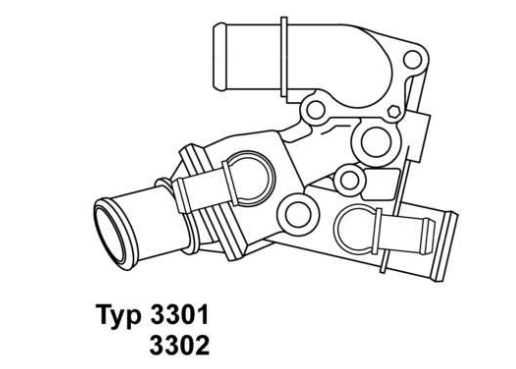 Fiat Punto 93-8/99 Termostat 1,7TD/ 52kw bez AC