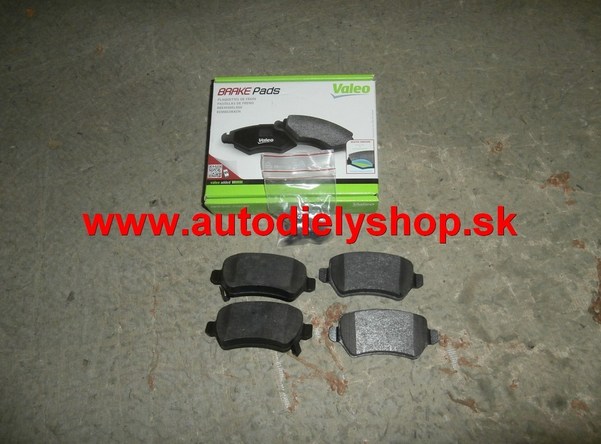 Peugeot 806 9/94-8/02 predné platničky / VALEO / typ LUCAS
