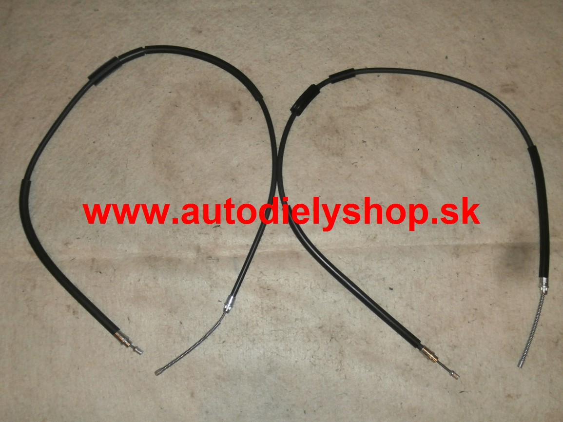 Fiat Punto 93-8/99 lanká ručnej brzdy Sada L+P