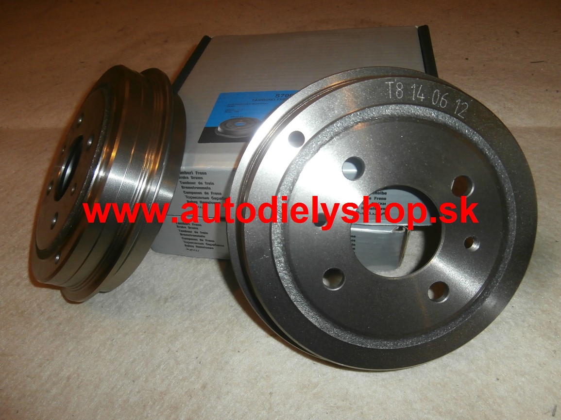 Fiat Punto 93-8/99 zadné bubny Sada L+P, 180mm /SAMKO/