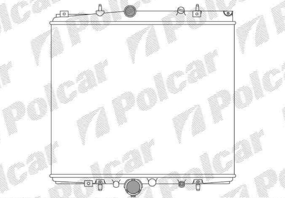 Peugeot 807 6/02- chladič vody 2,2i