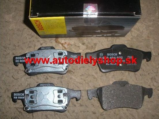 Ford FUSION 8/02-10/05 predné platničky Sada /BOSCH /