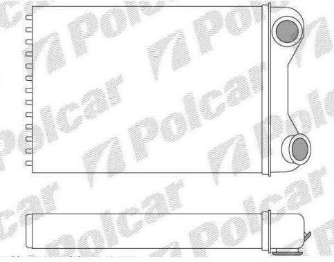 Fiat PUNTO 6/03-radiator kúrenia / typ VALEO/ original