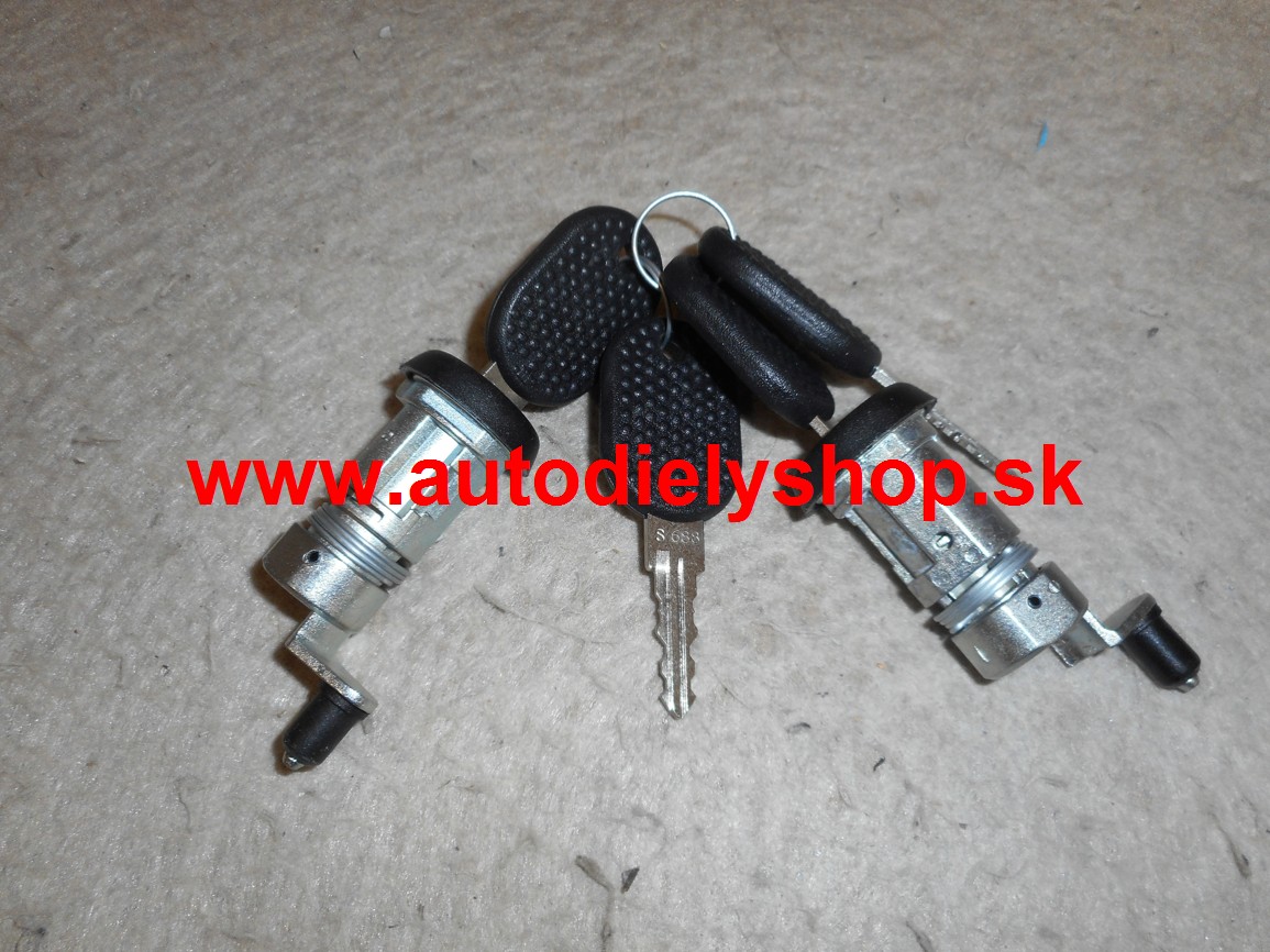 Peugeot BOXER 7/94-7/02 2x zámok dverí + 2 x kľúč