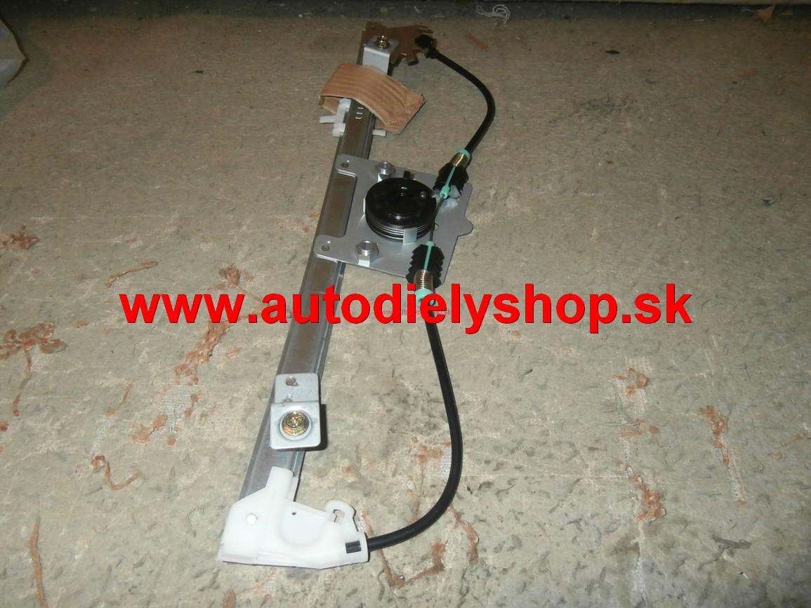 Fiat GRANDE PUNTO -El. sťahovací mechanizmus okna predný pravý bez motorčekom