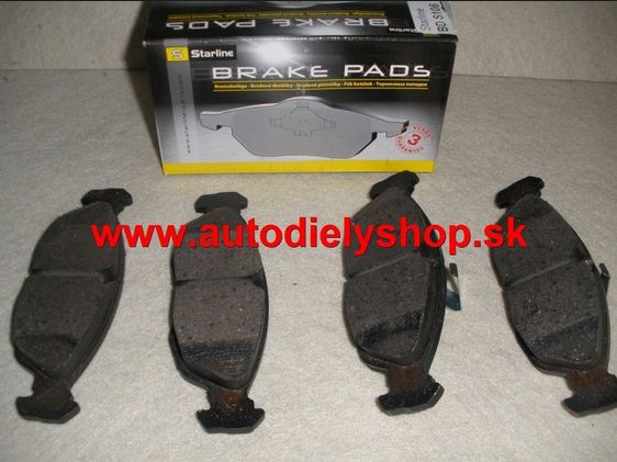 Ford KA 10/96- predné platničky 1,3i Sada / STARLINE /