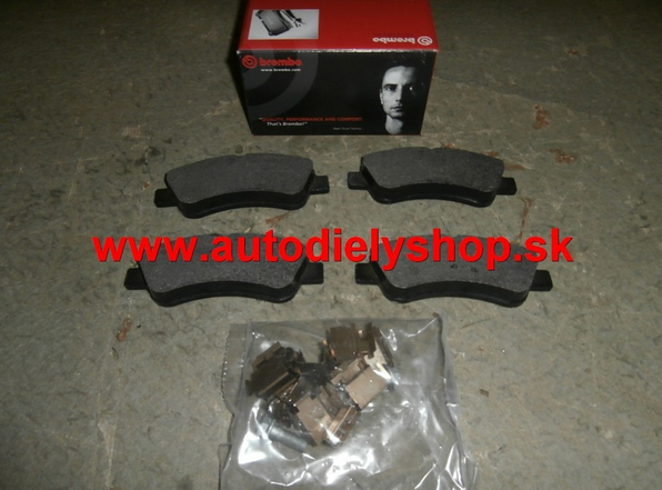 Peugeot BOXER 8/02-06 predné platničky Sada 1,0t-1,4t / BREMBO/