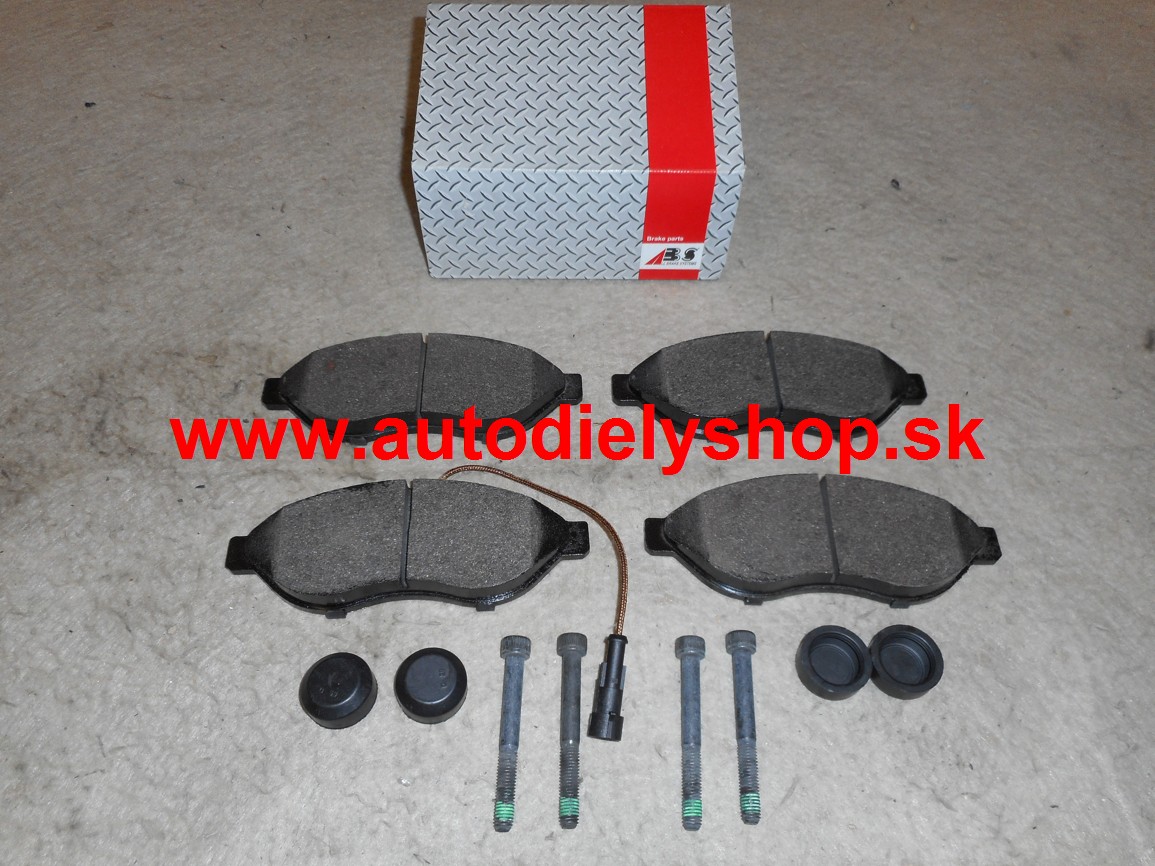 Peugeot BOXER 06- predné platničky Sada 1,2t-1,6t / ABS /