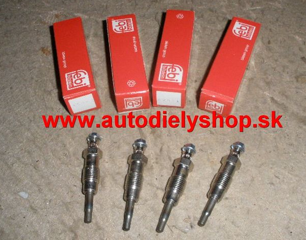 Peugeot EXPERT 10/95-3/04 žhavič Sada 4ks 1,9TD / FEBI /