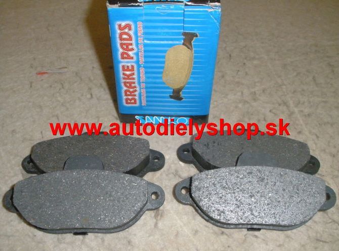 Fiat SEICENTO 5/98- predné platničky Sada / SAMKO /