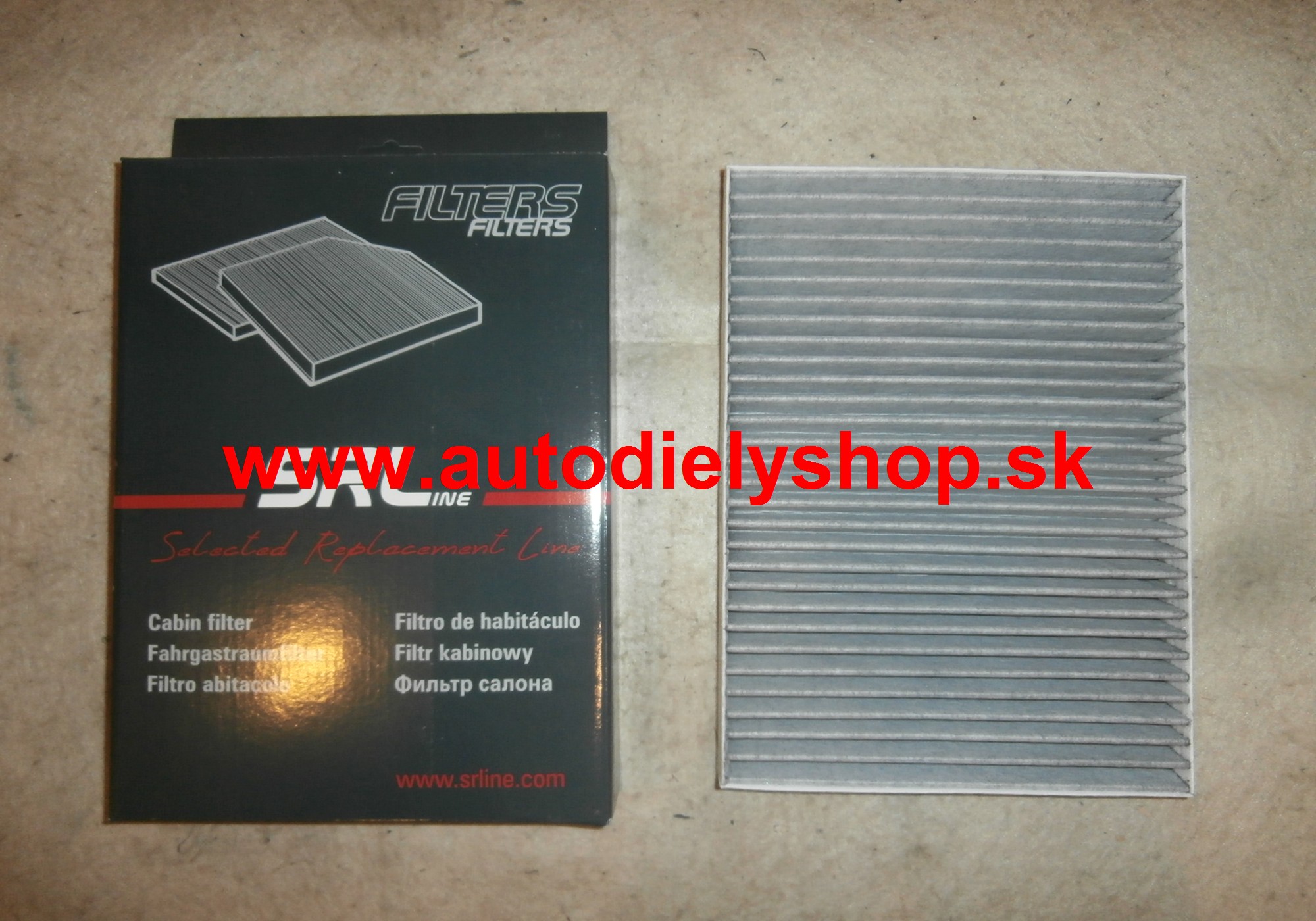 Peugeot PARTNER 10/96-12/02 peľový filter,všetky motory / uhlíkový