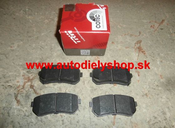HONDA ACCORD 03-2006- Zadné platničky Sada L+P / TRW/
