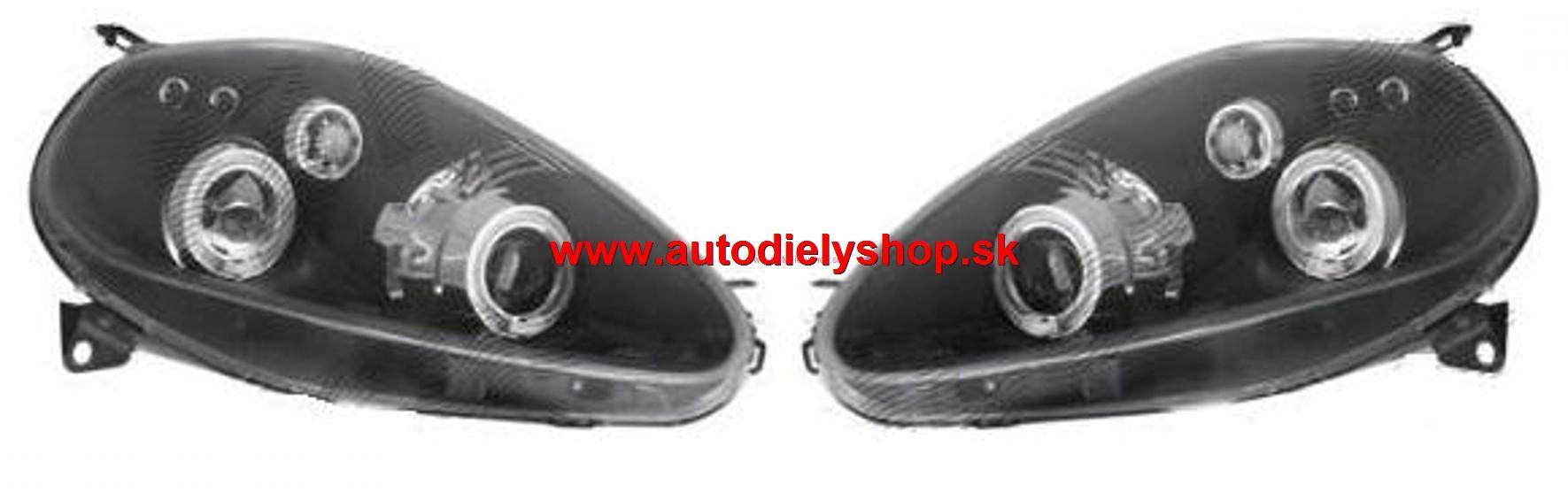 Fiat GRANDE PUNTO 10/05- predné svetlá H1+H1 Tuning 