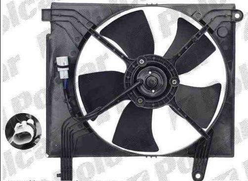 Honda CRV 3/02-9/06 ventilátor klimového chladiča 2,0i / 300mm 