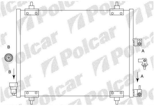 Fiat ULYSSE 12/02- chladič klimatizácie 2,0JTD-2,2JTD-2,0i