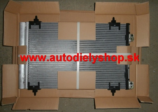 Peugeot EXPERT 1/07- chladič klímy 1,6HDi-2,0HDi / 590 mm /