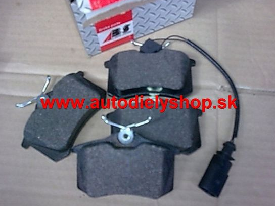 Peugeot EXPERT 1/07- zadné platničky Sada / A.B.S /