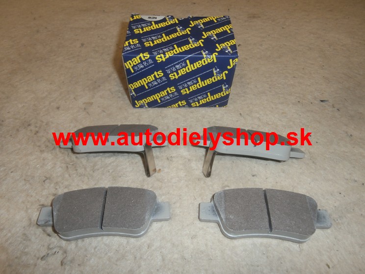 Honda CRV 1/07- zadné platničky /JAPANPARTS/