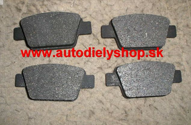  Fiat MULTIPLA 1/99-9/04 Zadné platničky 1,6i-1,9JTD Sada /Delphi/