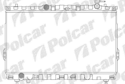 Hyundai SANTA FE 2/01-05 chladič vody 2,0i-2,0CRDi-2,4i/ MANUAL