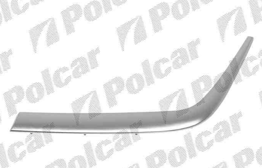 Mercedes C 93-4/00 lišta nárazníku ľavá / chromová /od r.v.97-