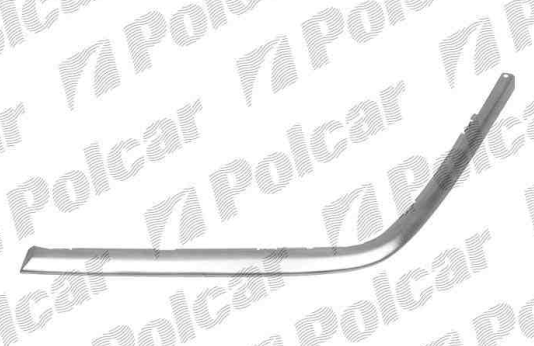 Mercedes C 93-8/96 lišta nárazníku ľavá / chromová
