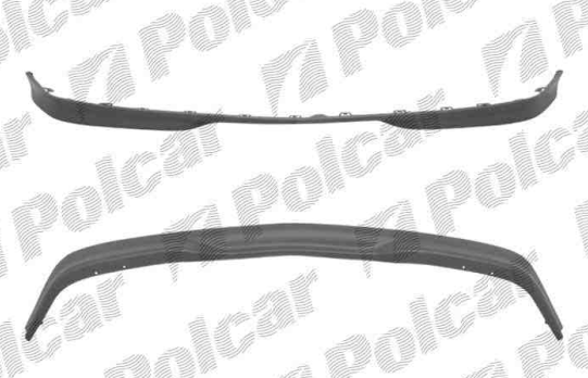 Mercedes C 93-4/00 spojler predného nárazníku