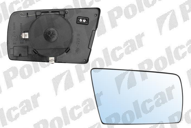 Mercedes C 6/93-4/00 sklo zrkadla ľavé